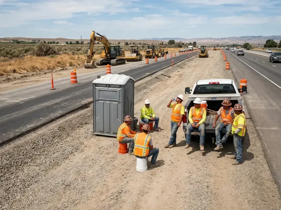 highway-road-construction-crew-007 — frequently asked questions, Porta Potty and Restroom Rentals in Pecan Plantation, TX